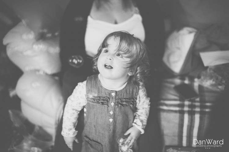 Black and White wedding photography family photographs of my neice Lily