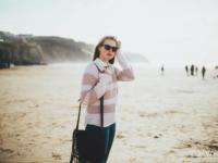 Photography at Perranporth in Cornwall