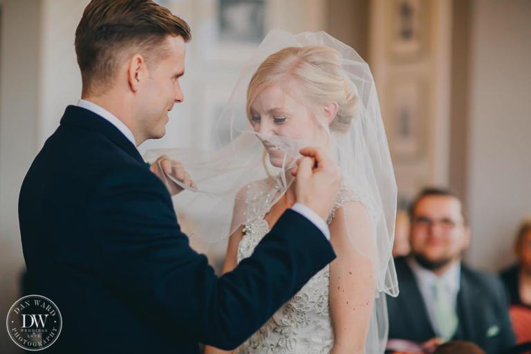 First Kiss Wedding Photography in Cornwall