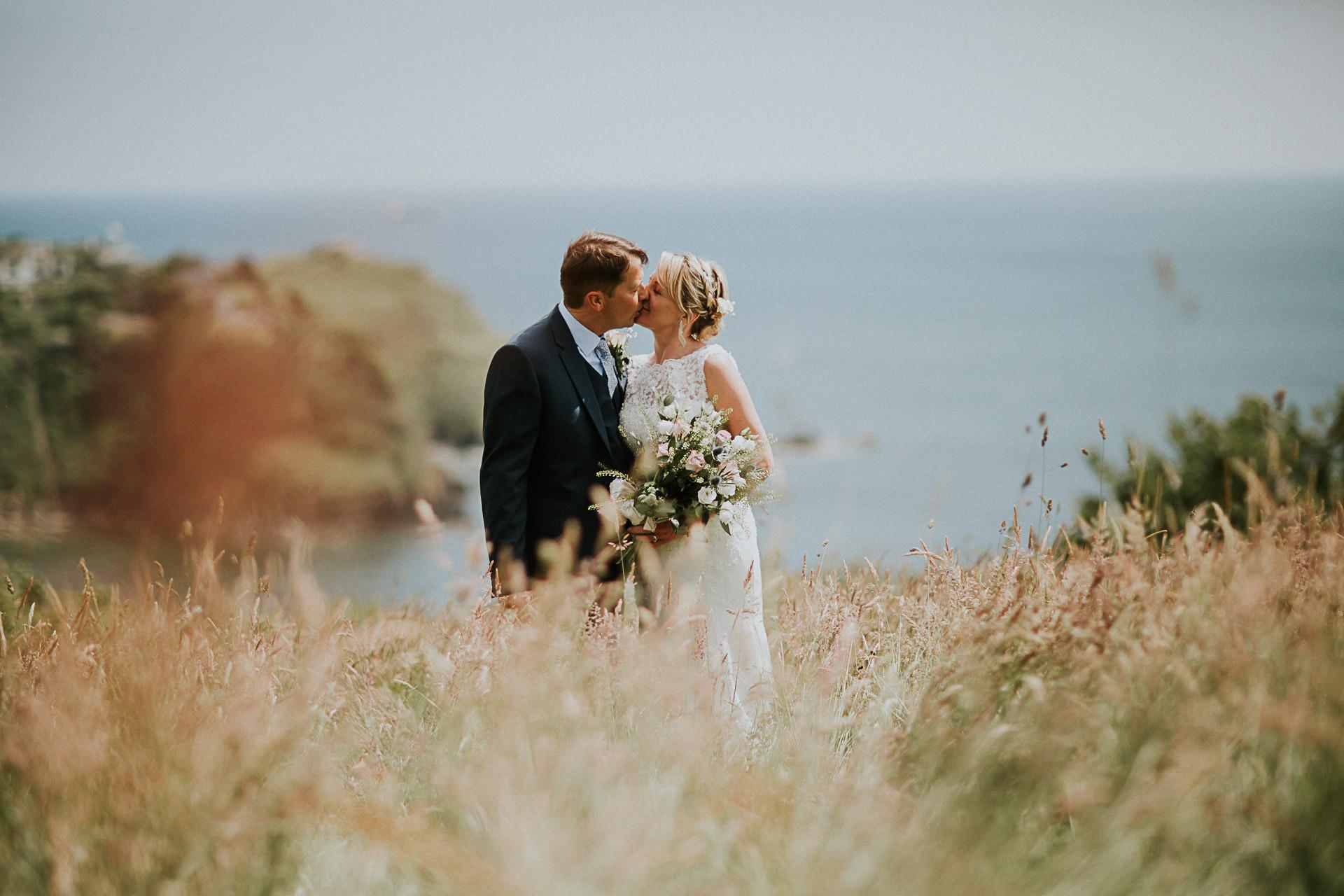 Wedding Photographer in Cornwall shooting at Knightor Winery - St Austell