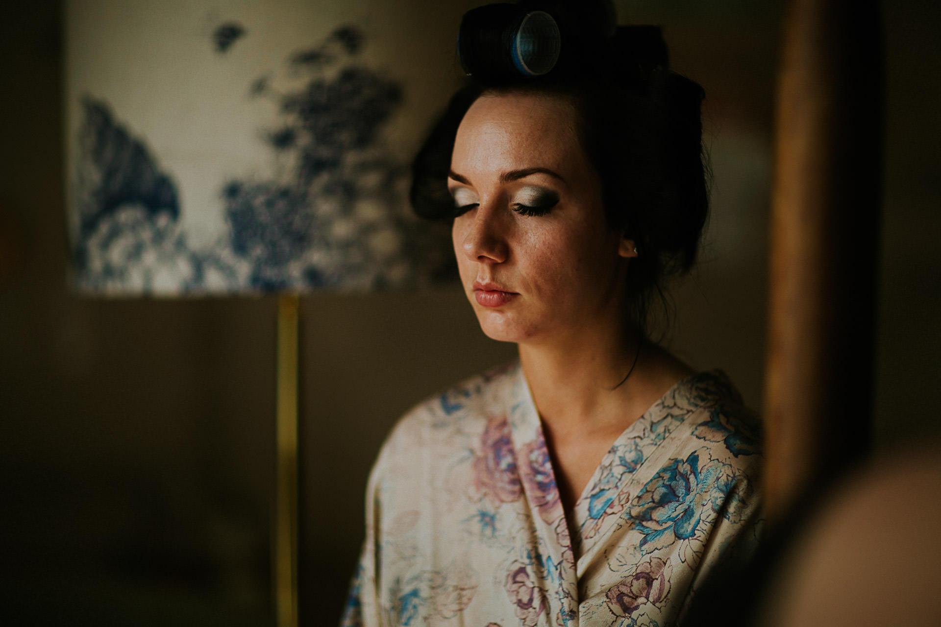 Falmouth wedding photographer in Cornwall getting ready shots at Merchants Manor Hotel