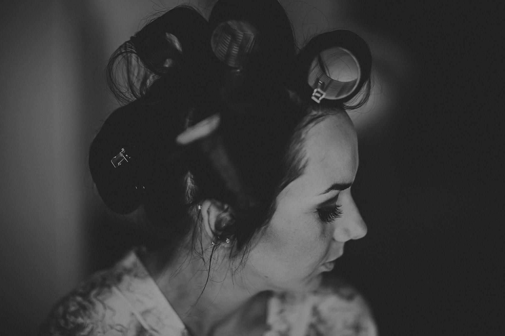 Falmouth wedding photographer in Cornwall getting ready shots at Merchants Manor Hotel