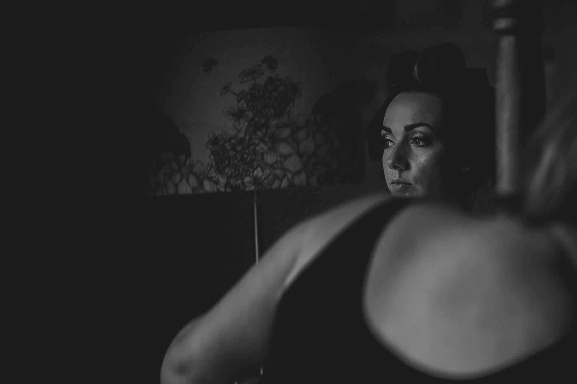 Falmouth wedding photographer in Cornwall getting ready shots at Merchants Manor Hotel