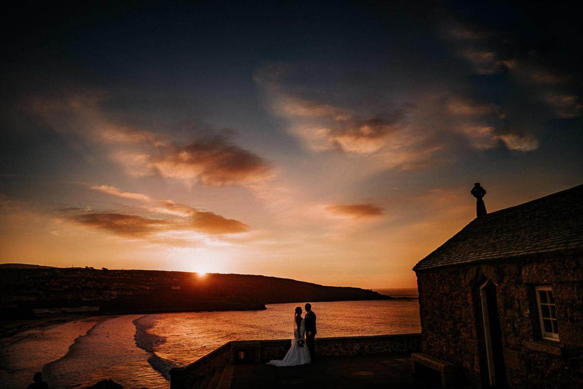 wedding photographer st ives cornwall