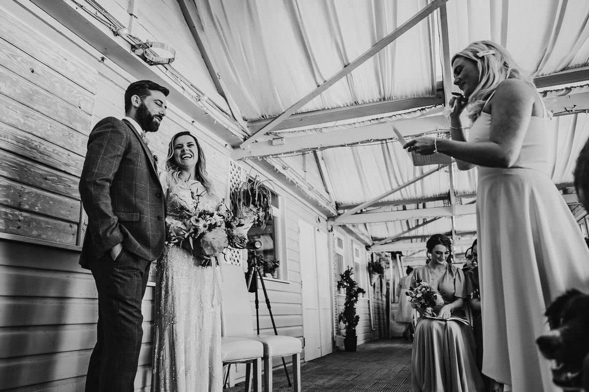 LUSTY GLAZE BEACH WEDDING PHOTOGRAPHER