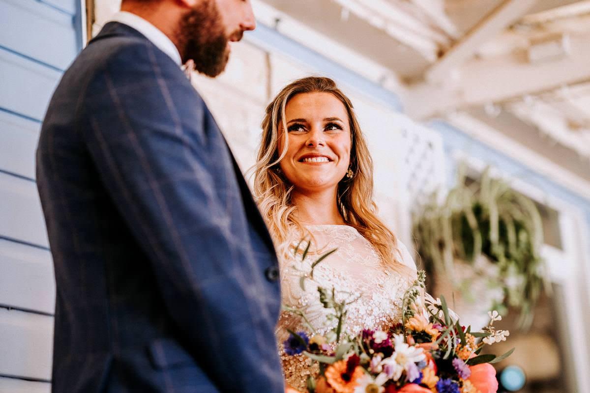 LUSTY GLAZE BEACH WEDDING PHOTOGRAPHER