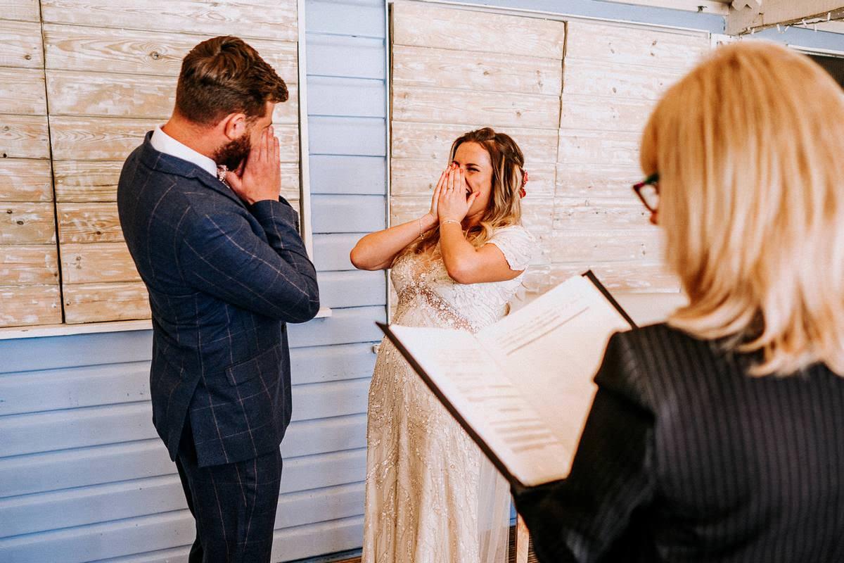 LUSTY GLAZE BEACH WEDDING PHOTOGRAPHER