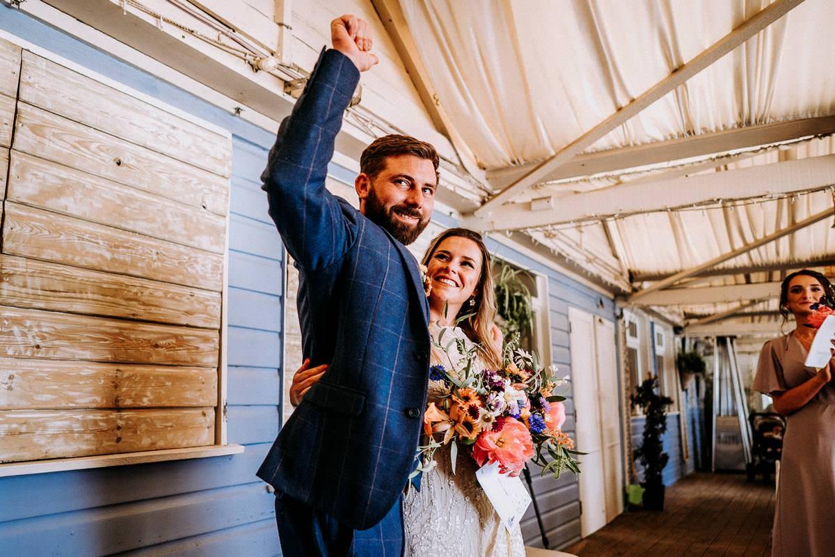 LUSTY GLAZE BEACH WEDDING PHOTOGRAPHER