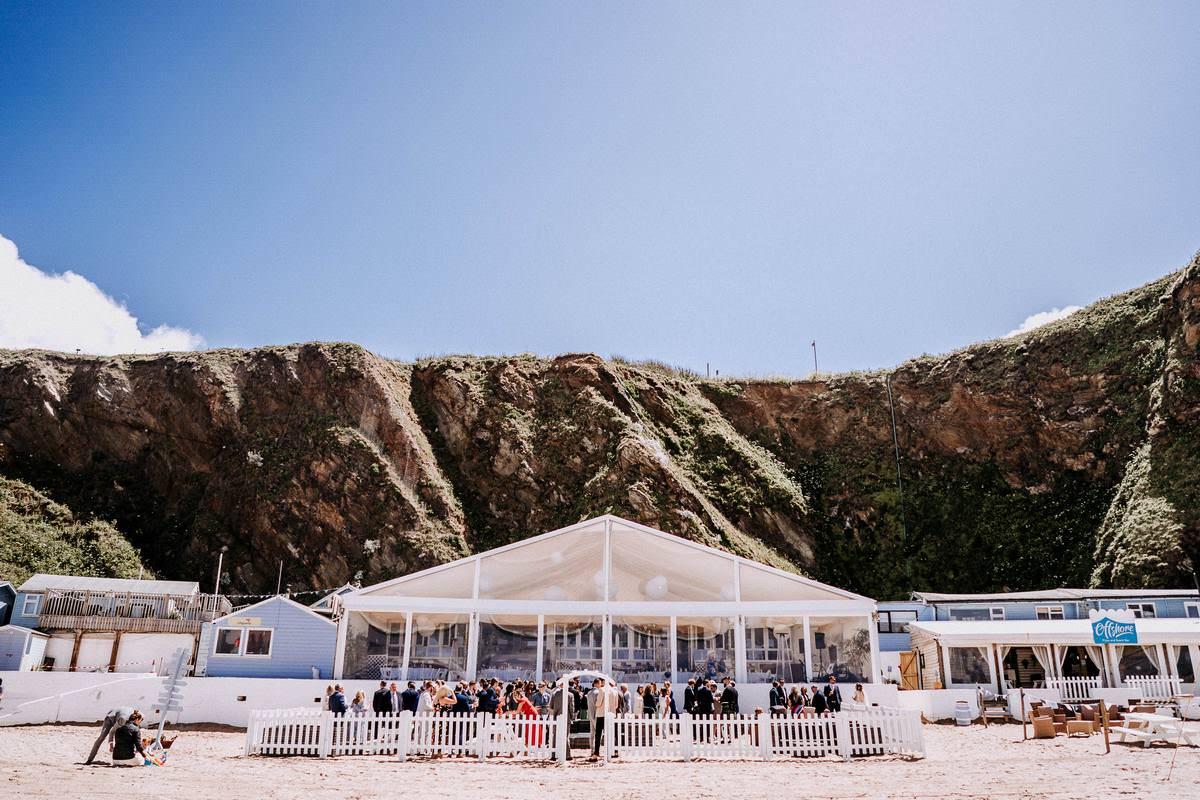 LUSTY GLAZE BEACH WEDDING PHOTOGRAPHER