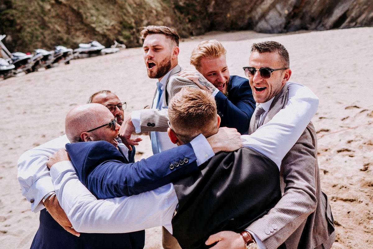 LUSTY GLAZE BEACH WEDDING PHOTOGRAPHER