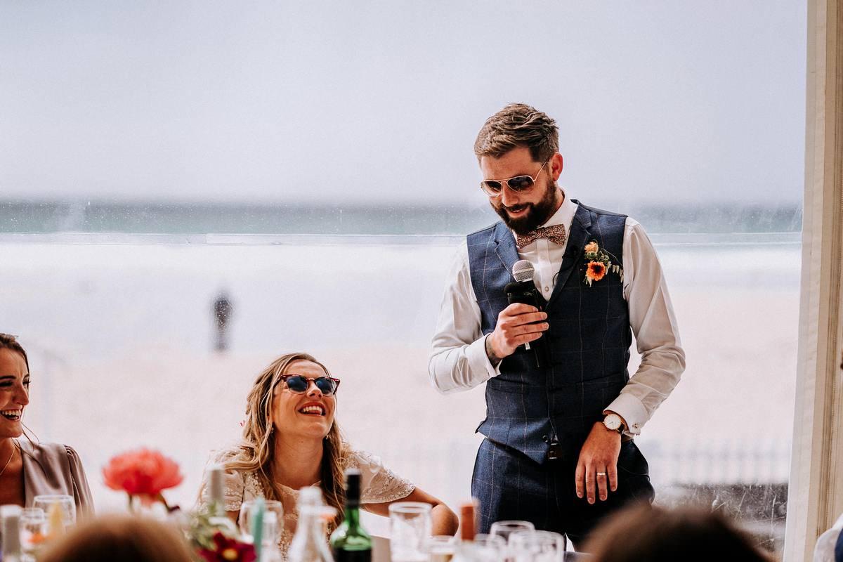 LUSTY GLAZE BEACH WEDDING PHOTOGRAPHER