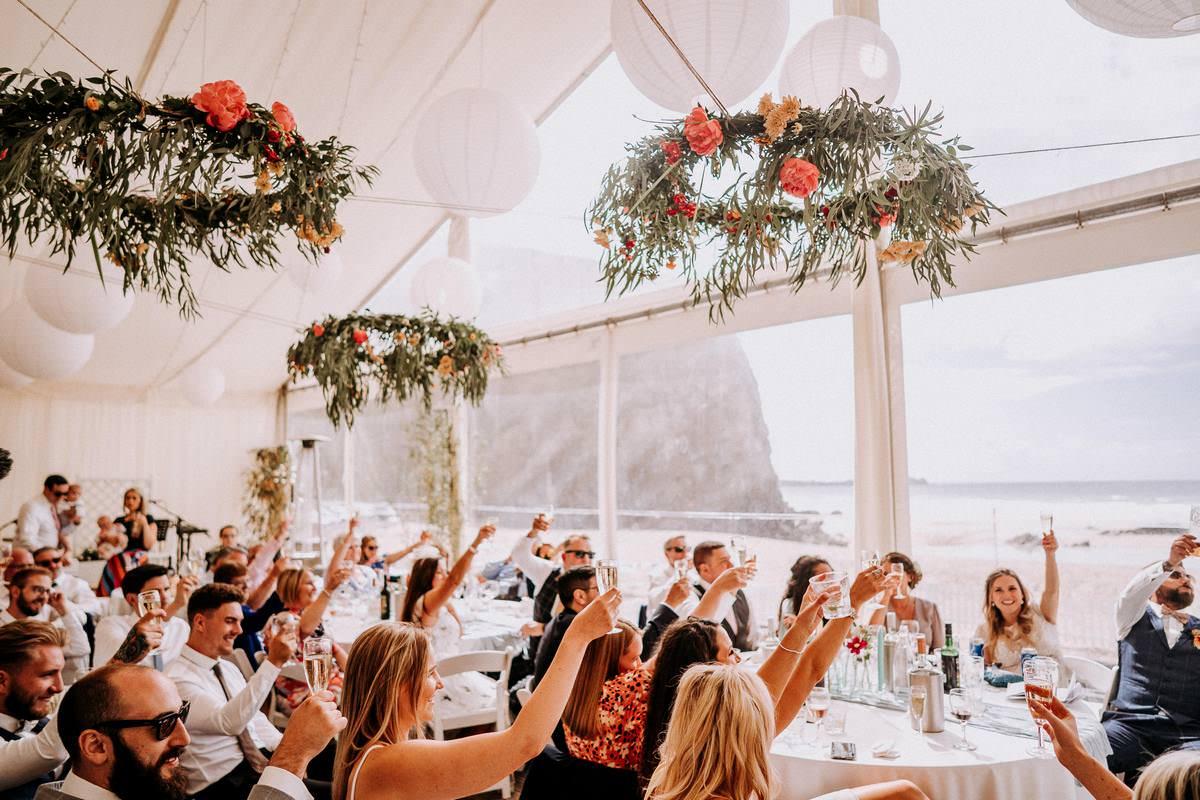 LUSTY GLAZE BEACH WEDDING PHOTOGRAPHER