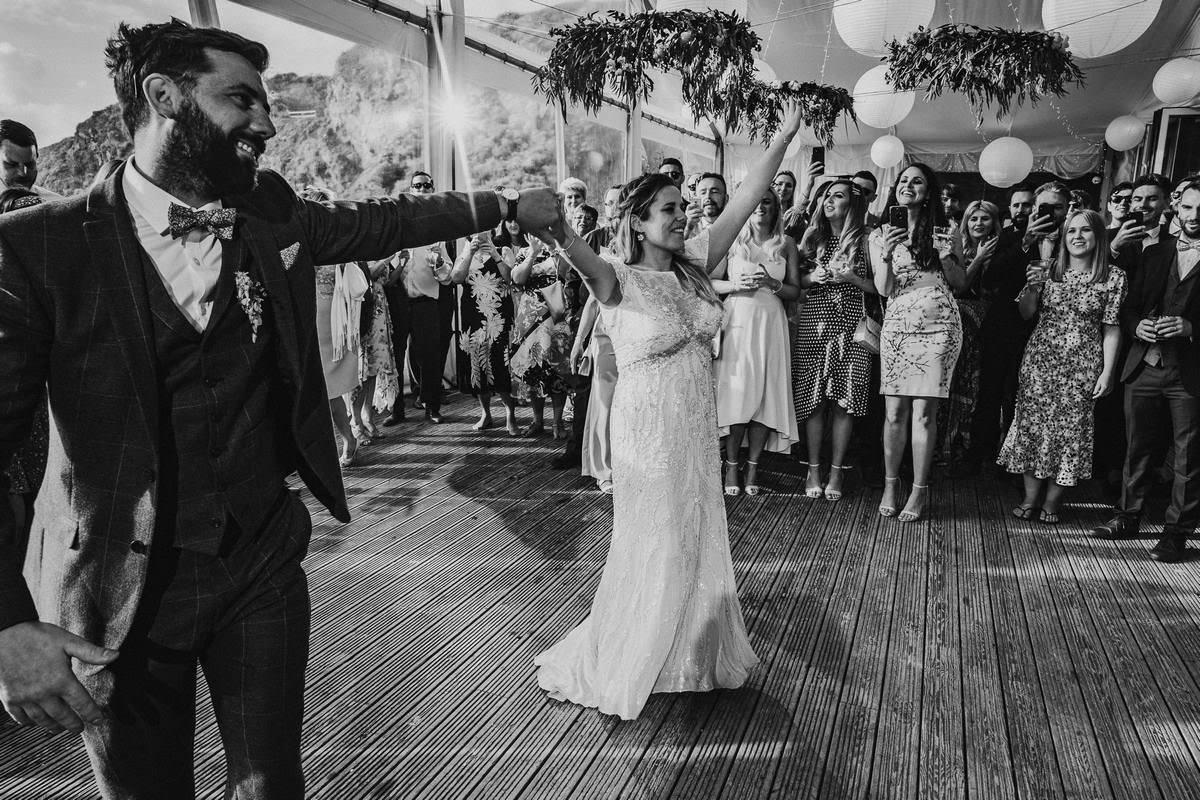 LUSTY GLAZE BEACH WEDDING PHOTOGRAPHER