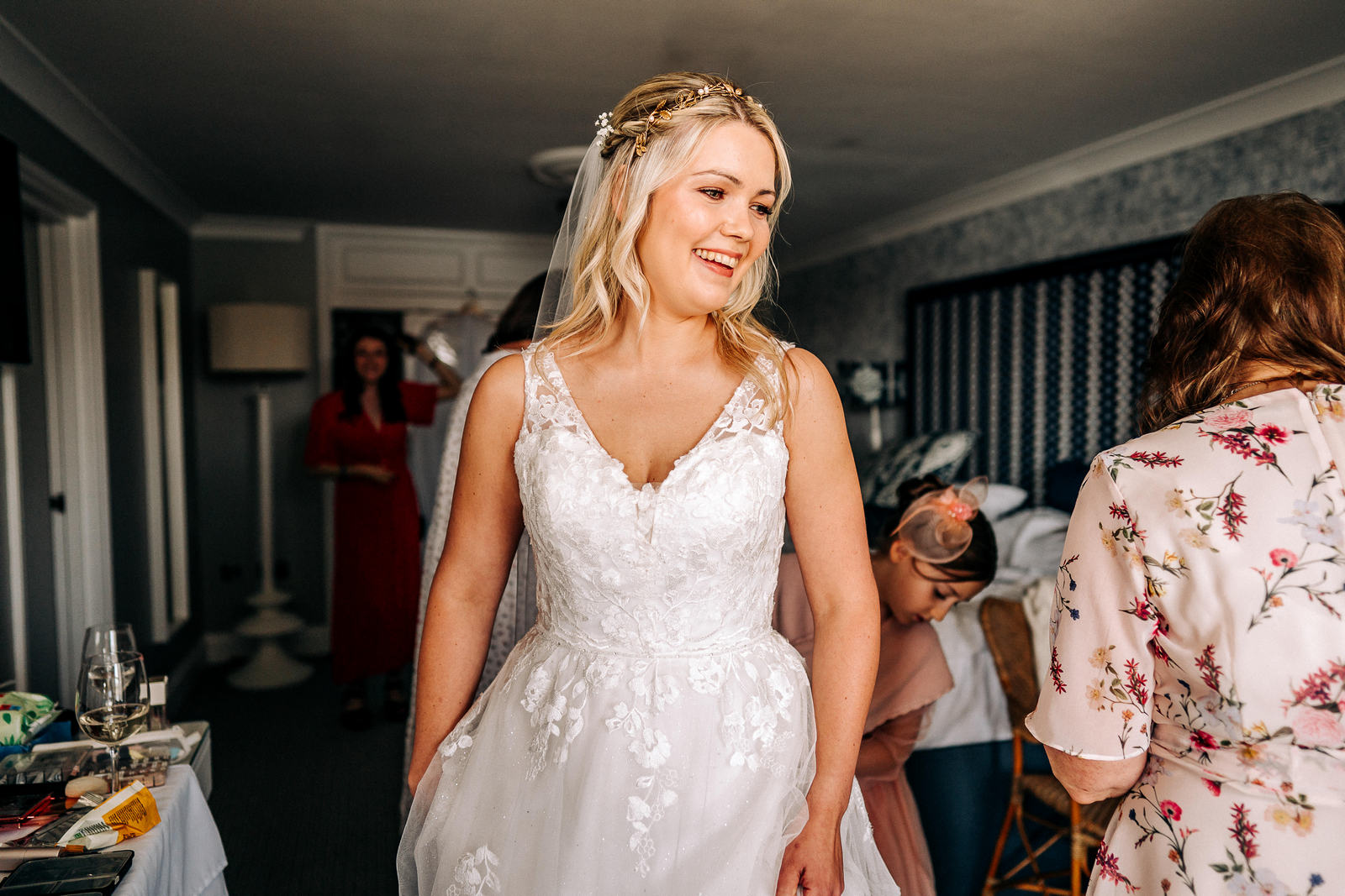 Fowey Harbour Hotel Wedding Photographer