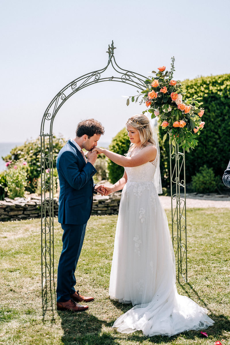 Fowey Harbour Hotel Wedding Photographer