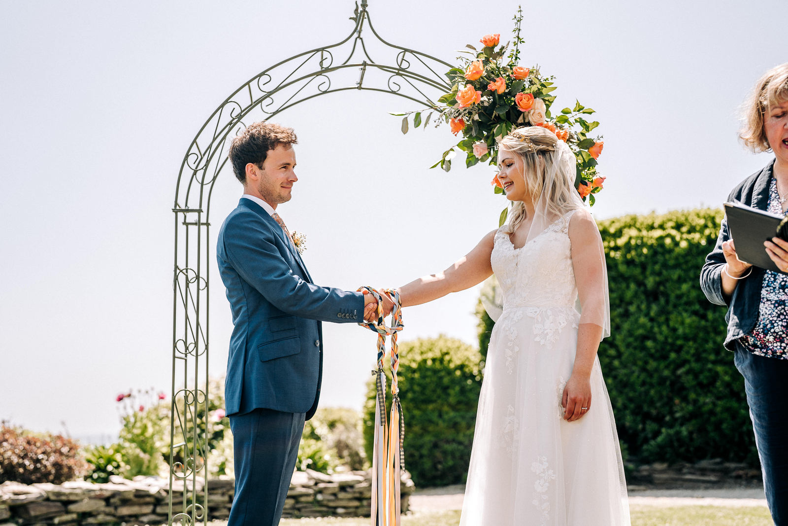 Fowey Harbour Hotel Wedding Photographer