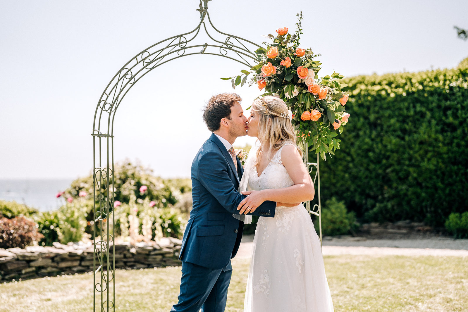 Fowey Harbour Hotel Wedding Photographer