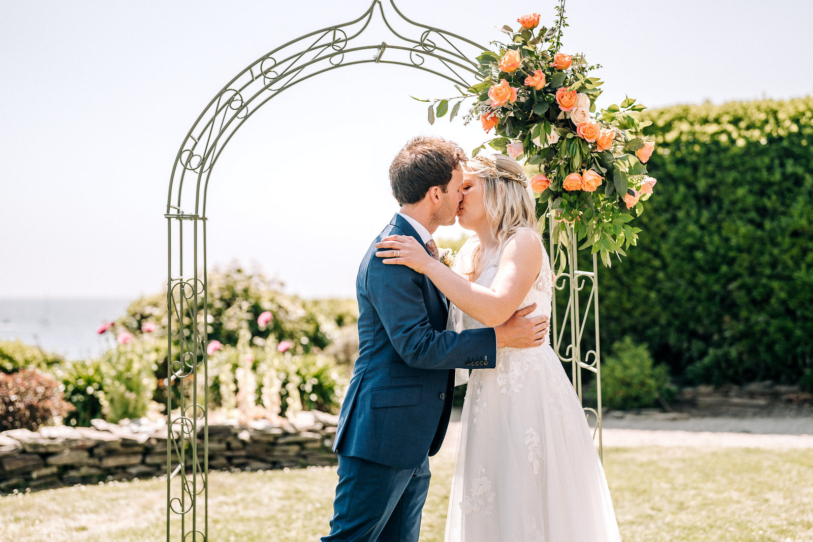 Fowey Harbour Hotel Wedding Photographer