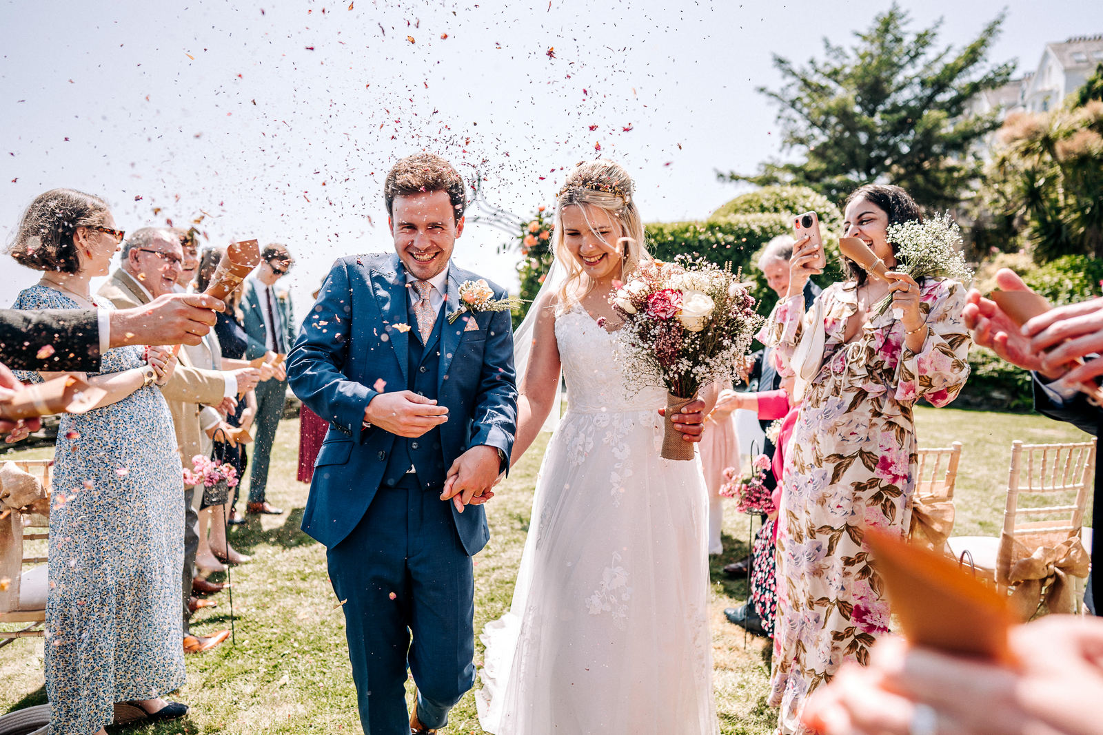 Fowey Harbour Hotel Wedding Photographer