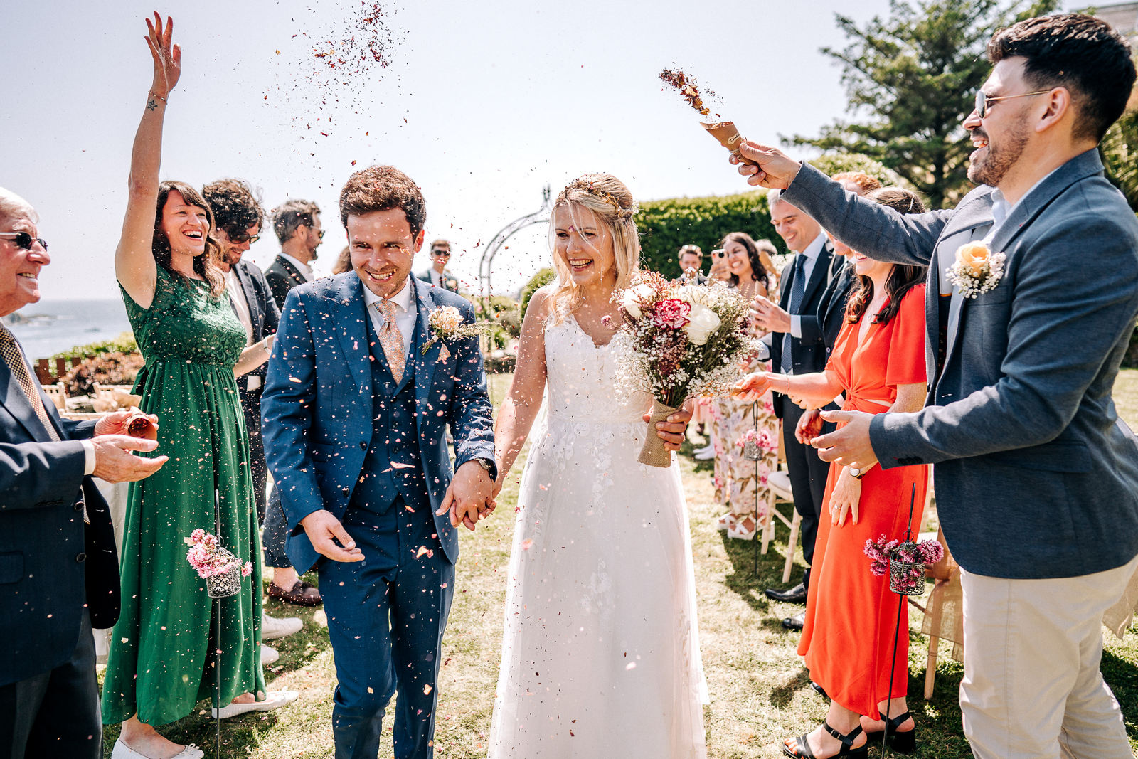 Fowey Harbour Hotel Wedding Photographer