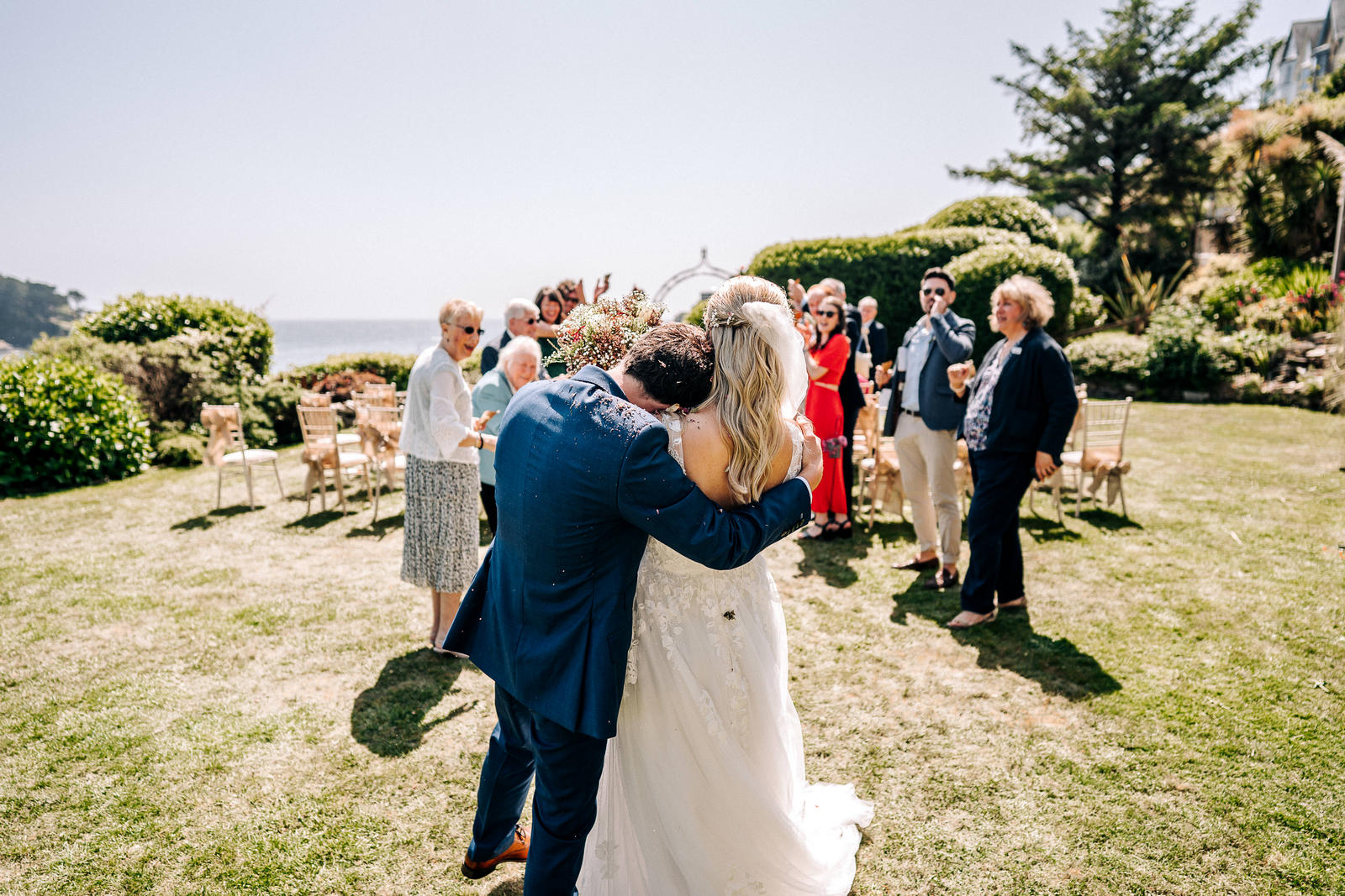 Fowey Harbour Hotel Wedding Photographer
