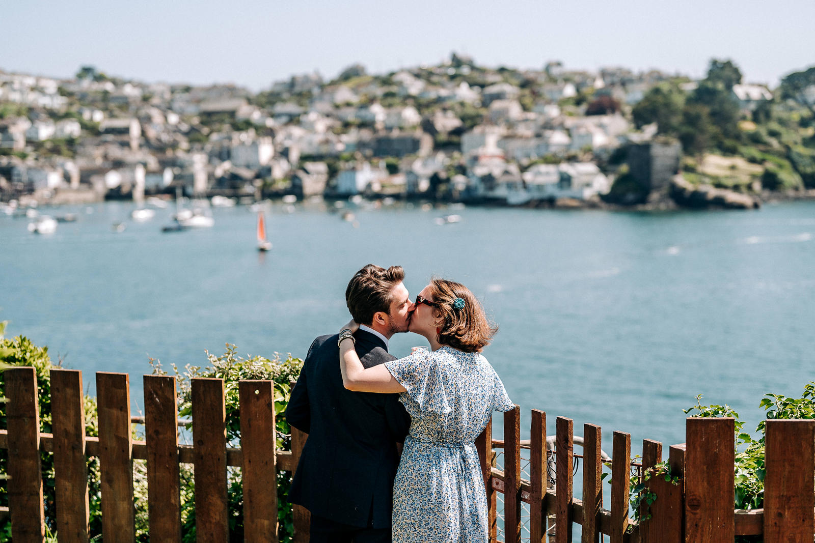 Fowey Harbour Hotel Wedding Photographer