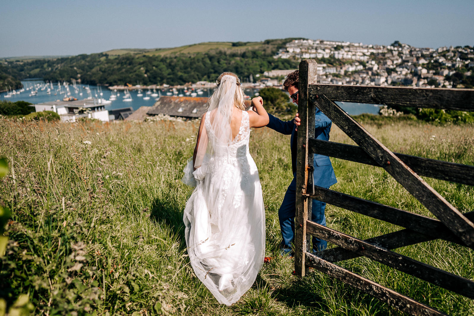 Fowey Harbour Hotel Wedding Photographer