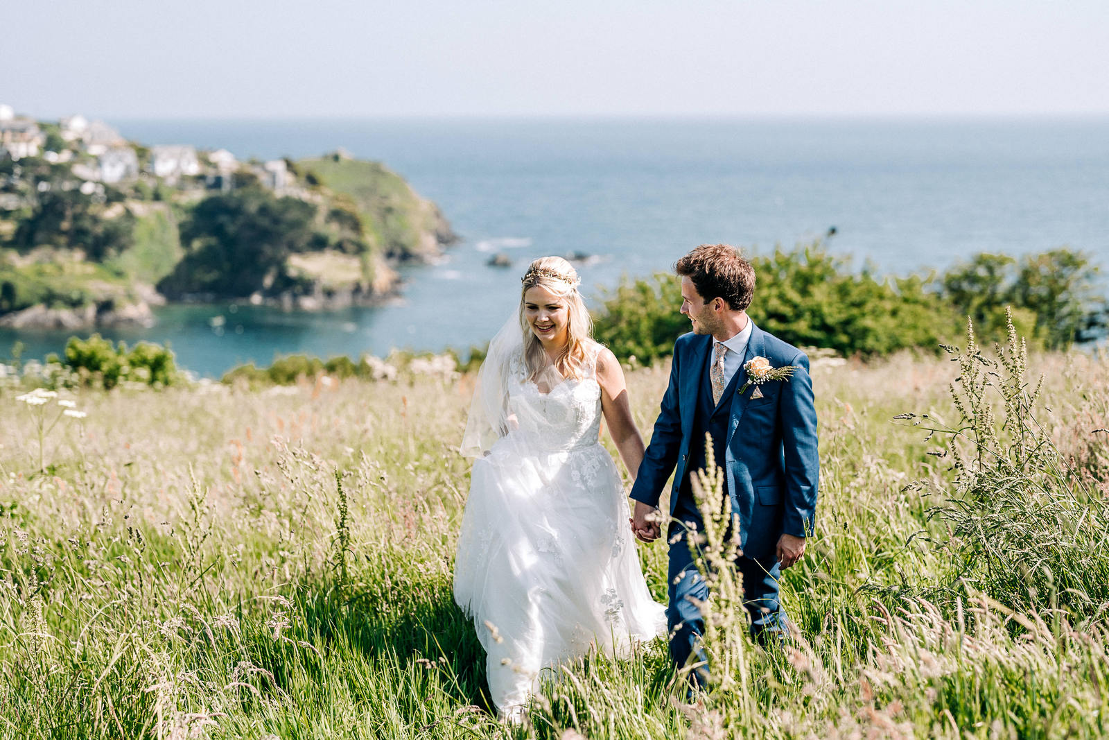 Fowey Harbour Hotel Wedding Photographer