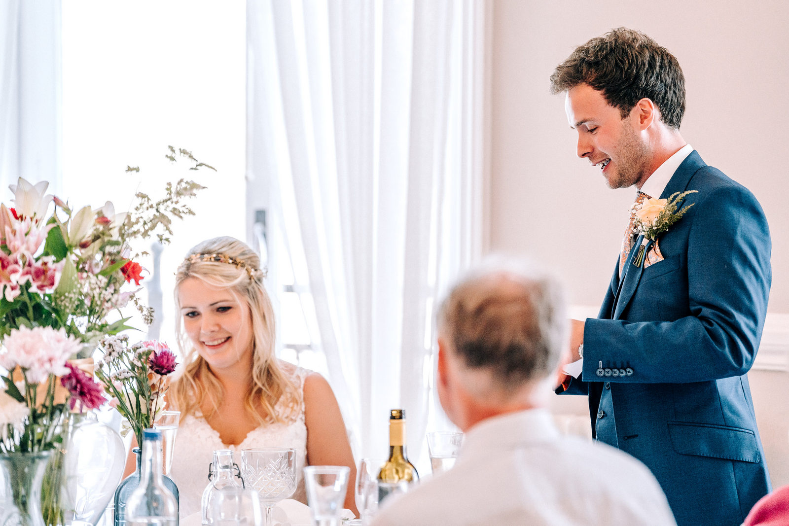 Fowey Harbour Hotel Wedding Photographer