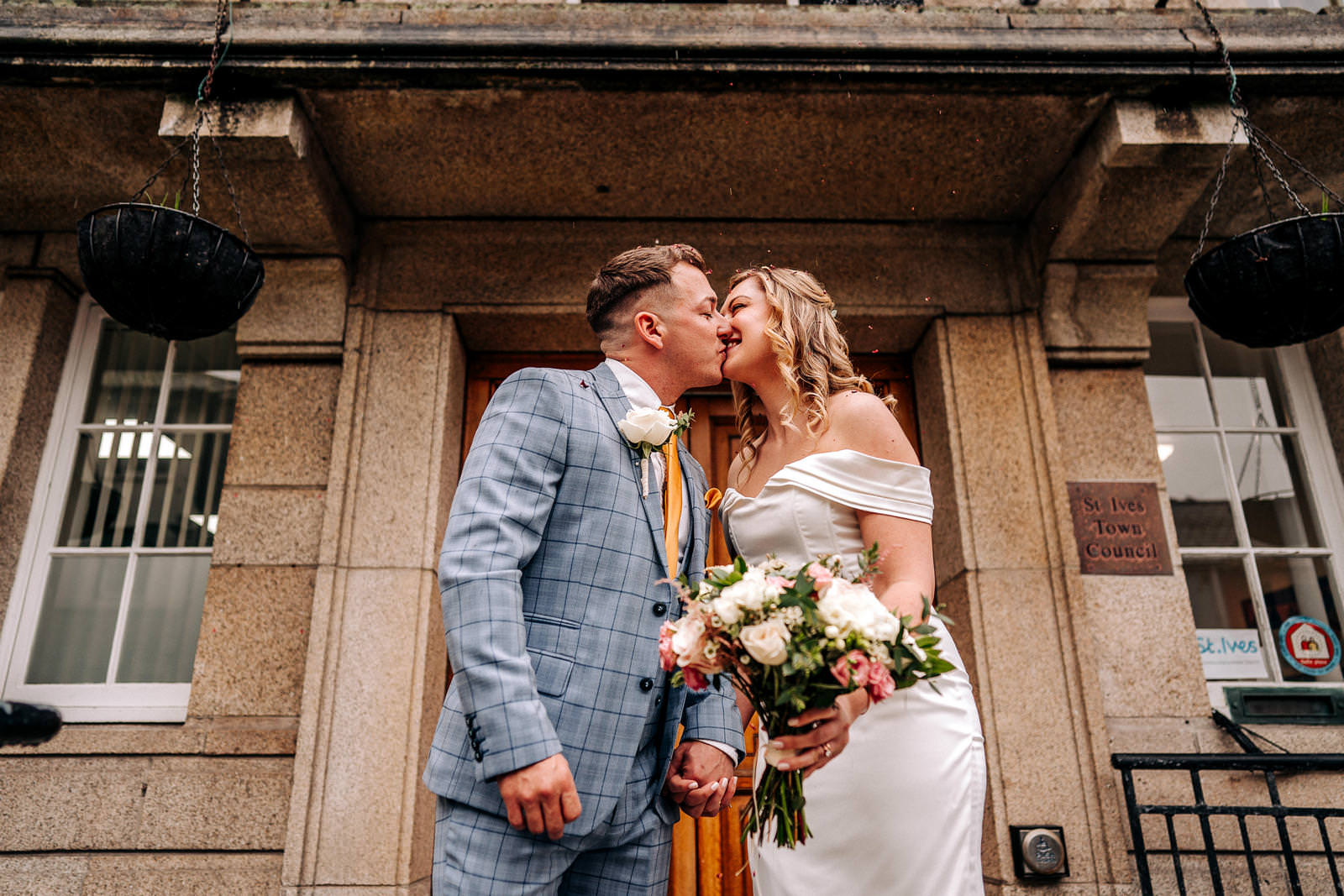 st ives guildhall wedding photographer