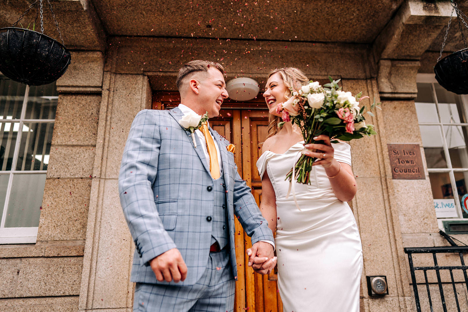 st ives guildhall wedding photographer
