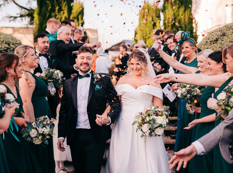 Three frames of Nicole and Jonny