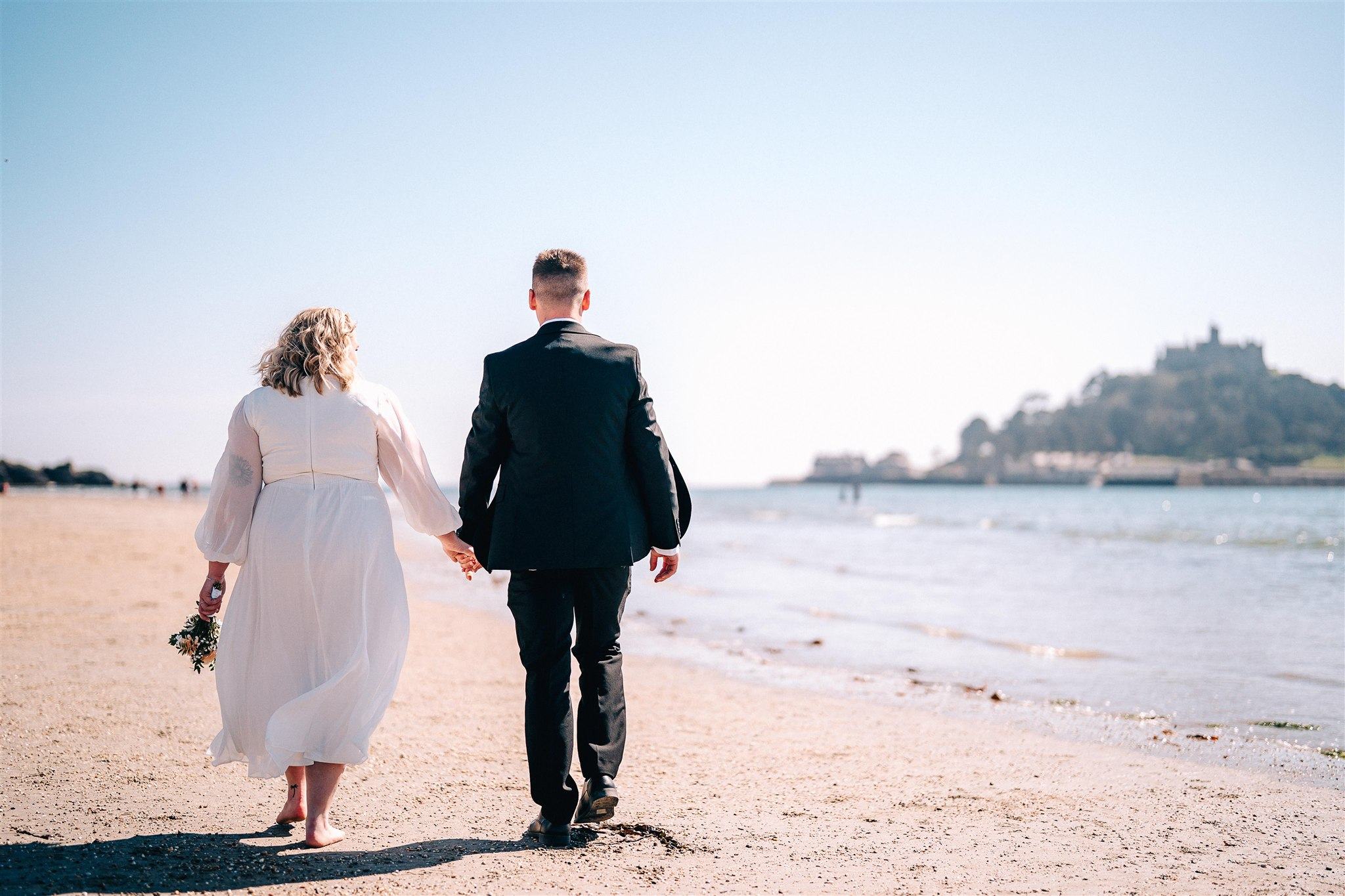 St Michaels Mount Wedding Photographer