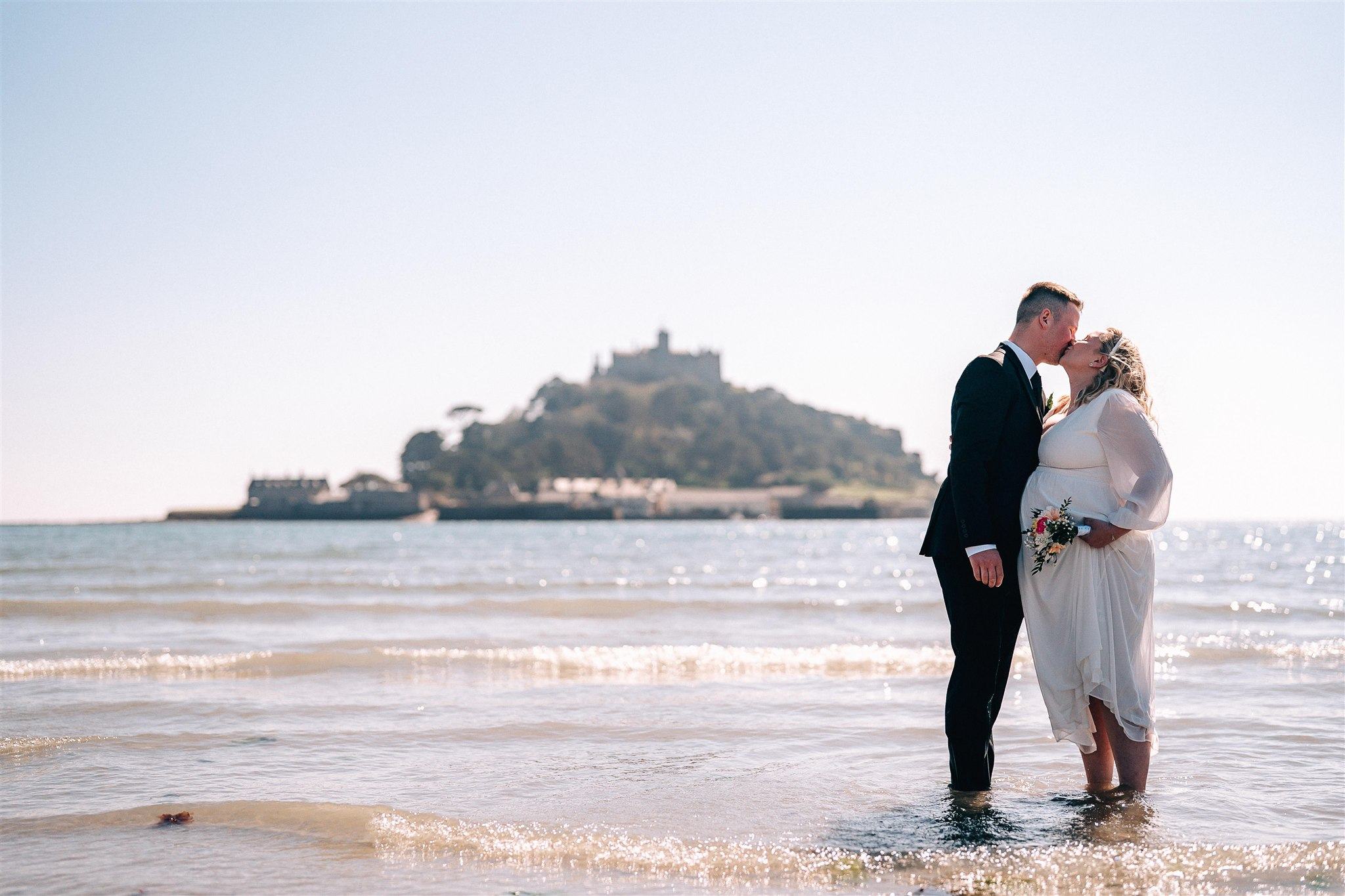 St Michaels Mount Wedding Photographer