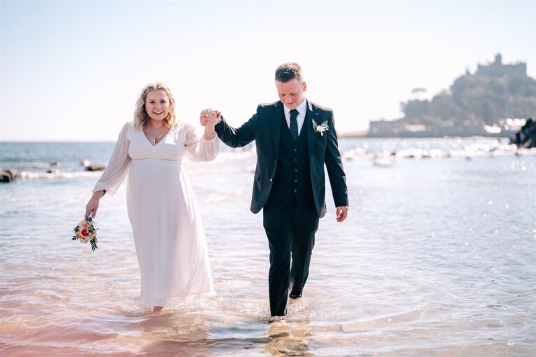 St Michaels Mount Wedding Photographer